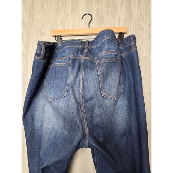 Torrid Regular Boot Jeans Plus Size 24R Dark Wash Stretch Denim - Picture 5 of 7